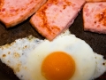 Leberkäse mit Spiegelei