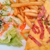 Straßburg: Omelett jambon fromage